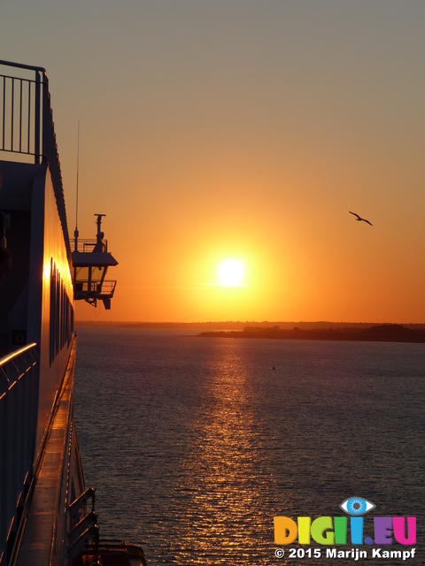 FZ020536 Sunset from Stena Line ferry